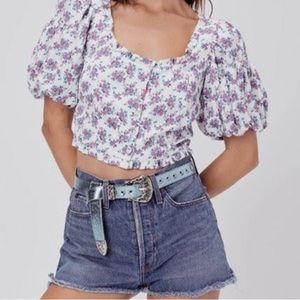 NWOT Taggart Crop Top For Love and Lemons Size S